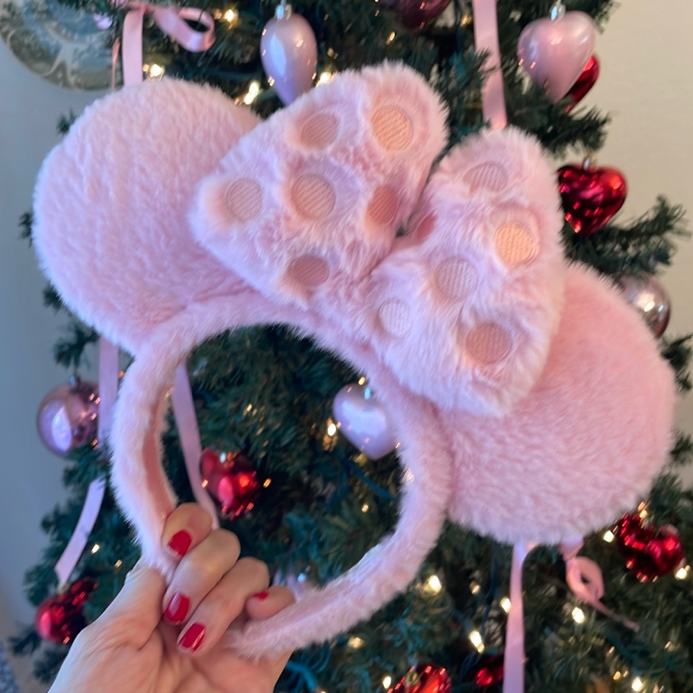 Piglet pink plush Mickey ears Disney